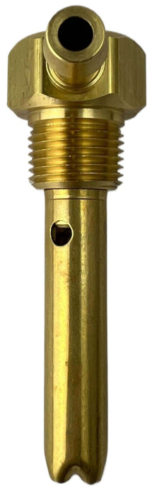 A small 3/8" brass fuel tank vent for semi trucks