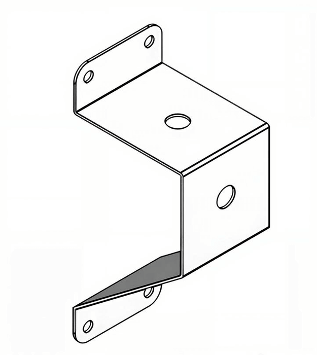 2.5" Work Light Mounting Bracket