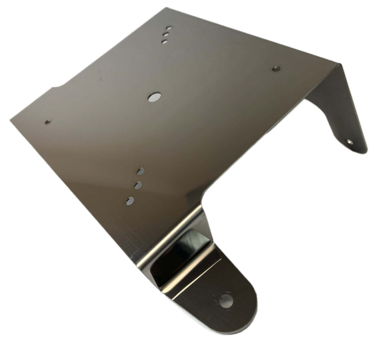 Passenger Side Kenworth T880 & Peterbilt 567 stainless steel chrome beacon light bracket