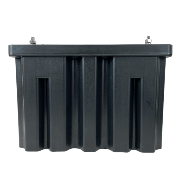 Long Side view of skelstart ESM box showing three twist style connection posts