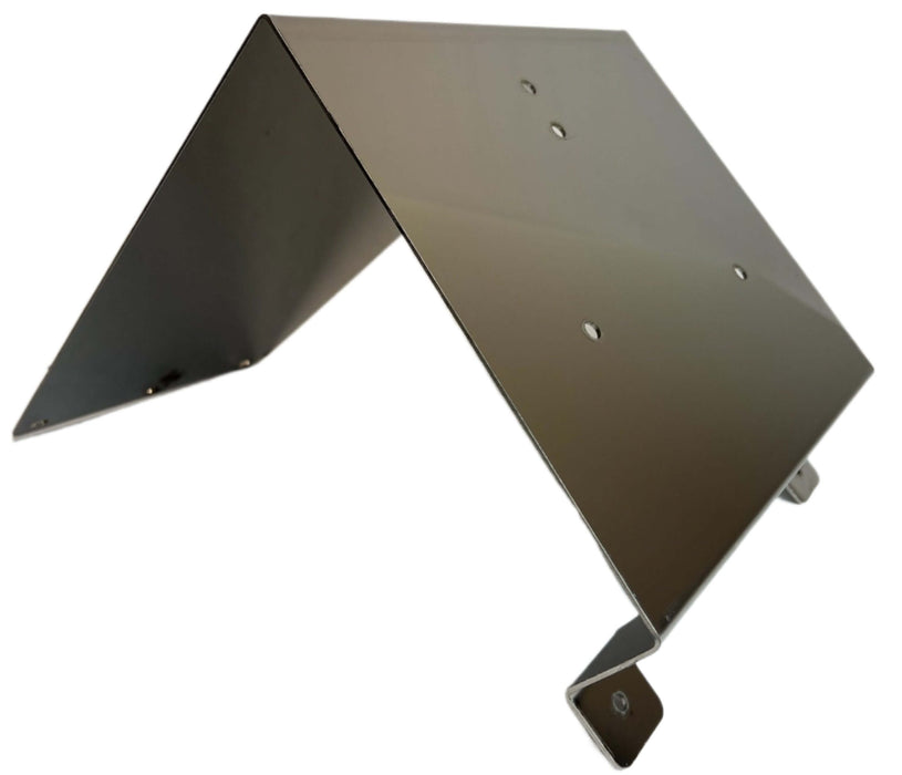 Ace manufacturing PB71R peterbilt beacon light bracket made of polished stainless steel for cabs with tall roofs passenger side