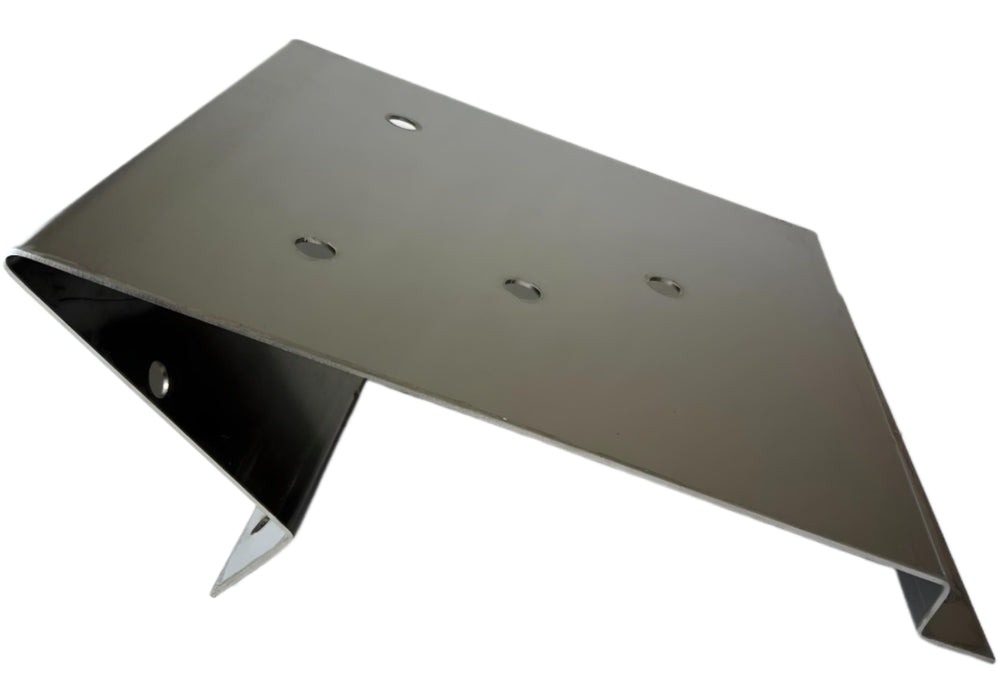 An LH stainless steel sterling beacon light bracket