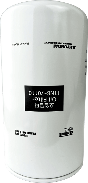 11N8-70110 Hyundai Construction Equipment Oil Filter