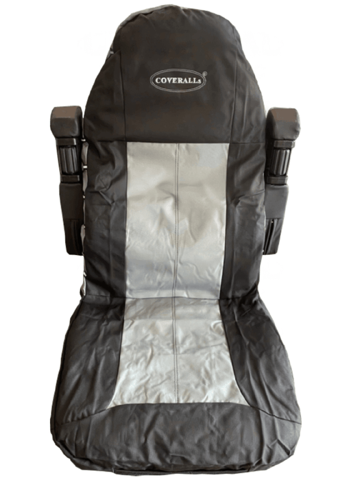 COVERALLs High Back Black and Grey Truck Seat Cover 181704XN1165