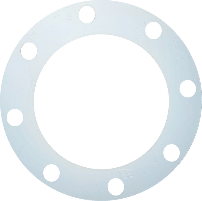 Universal Truck Parts 3" TTMA Soft Teflon Flange Gasket, 8 Hole, 1/8" Thick PTFE Piping