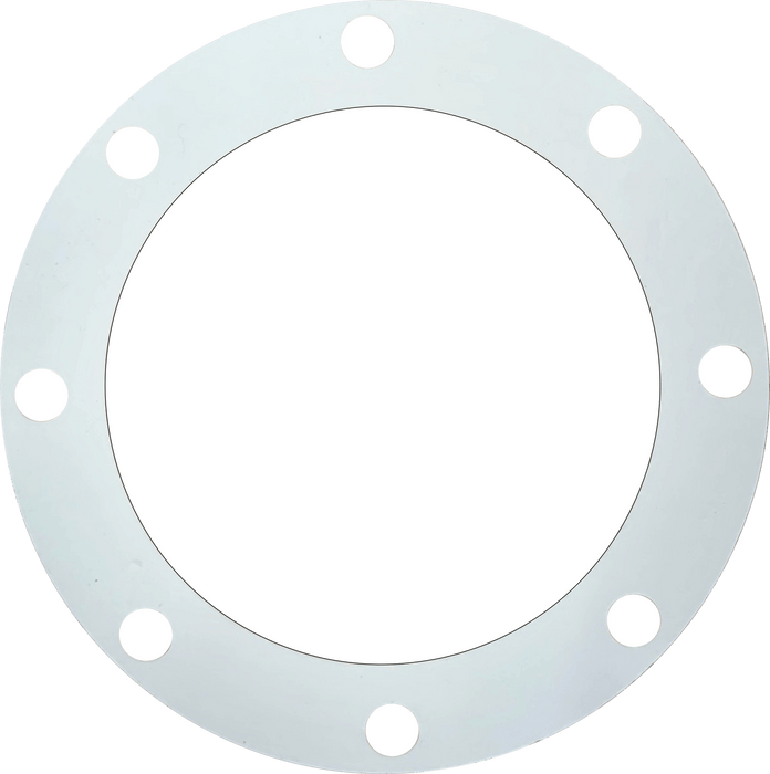 Universal Truck Parts 4" TTMA Soft Teflon Flange Gasket, 8 Hole, 1/8" Thick PTFE Piping