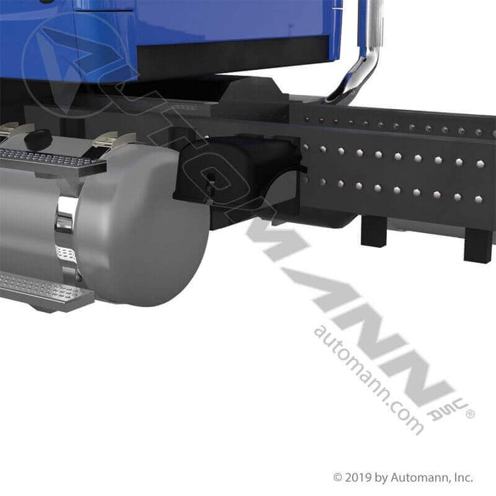 Battery box cover for Freightliner trucks, part 564-46539, side view