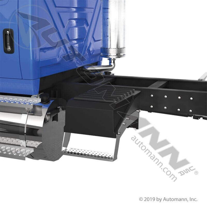 Battery box cover for International trucks, part 564-55369, side view