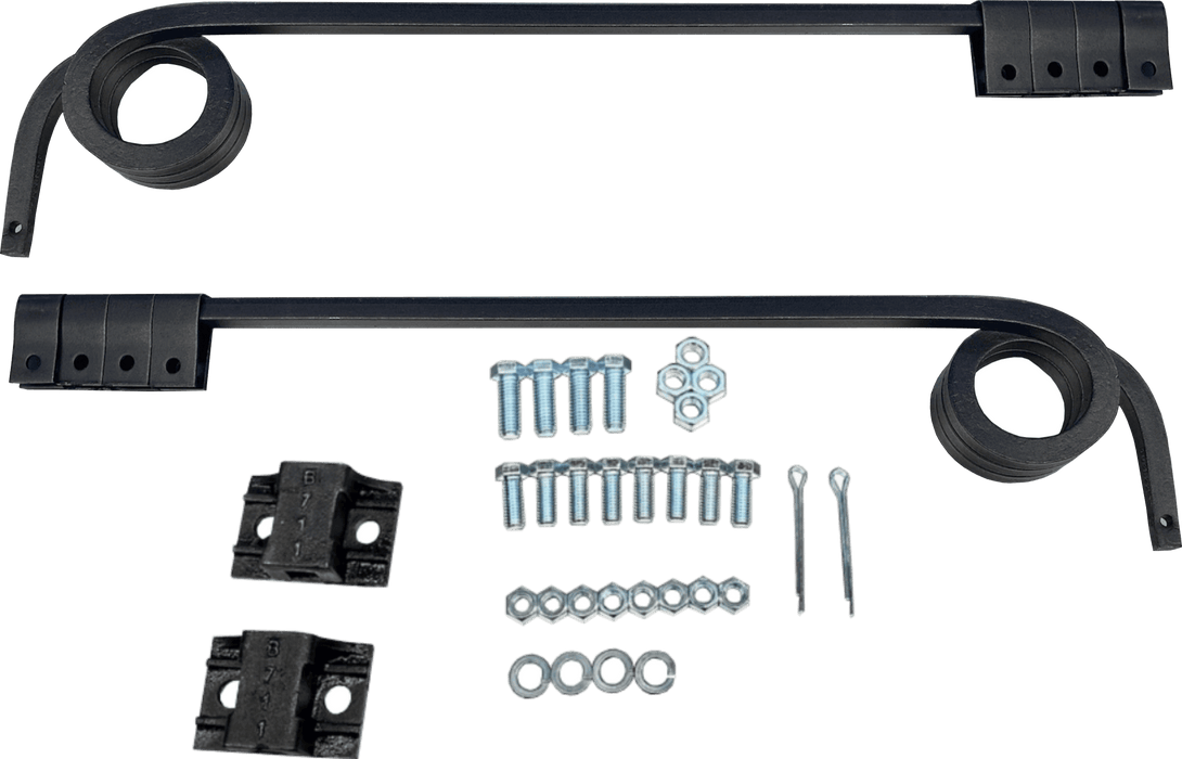 Betts HD B23 Coiled Straight Mud Flap Hanger Kit