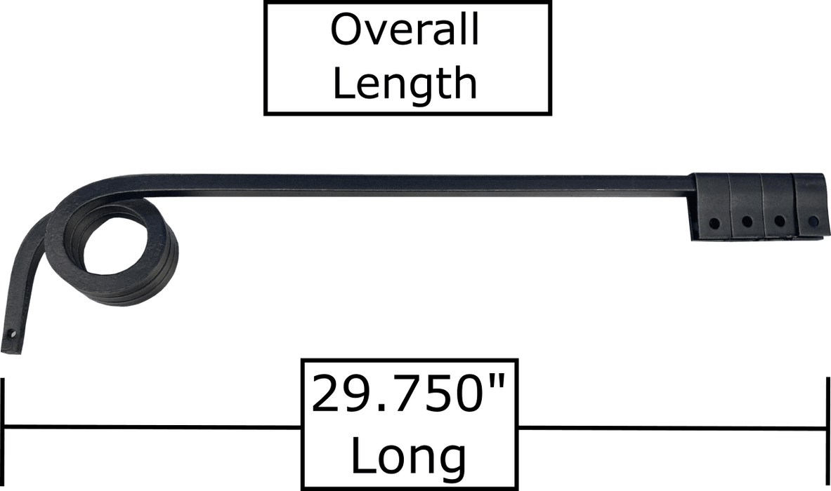 Betts HD B23 Coiled Straight Mud Flap Hanger Kit