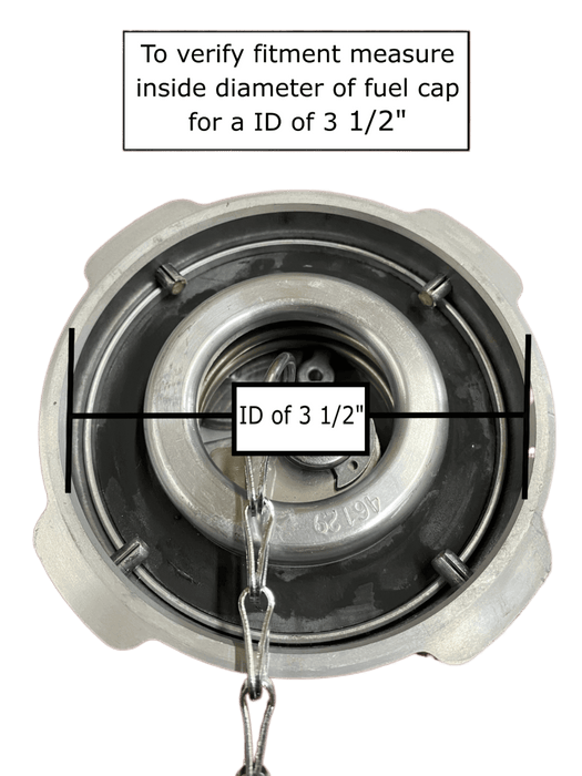 Freightliner Fuel Cap Chrome Cascadia Century 1/4 Turn