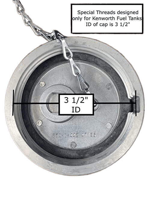 Kenworth Fuel Cap FTA-C-442 Crosses to K22-1024
