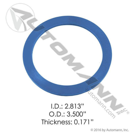 Kenworth fuel cap gasket on white background