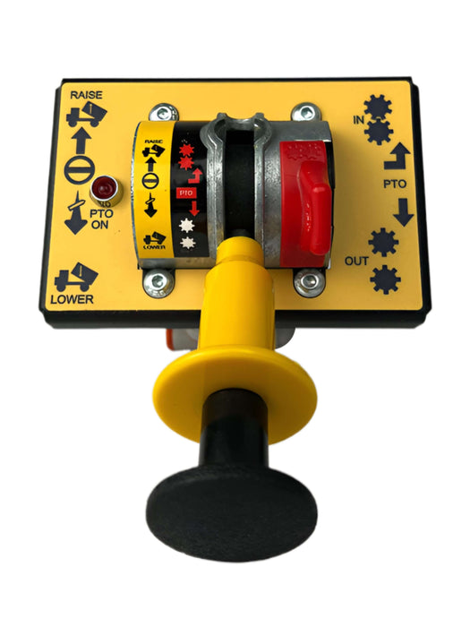 1295 99 01 - A DAV1295 PTO hoist control valve with on and off  function with a red and black lever