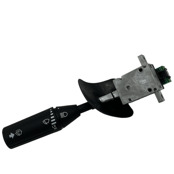 A Turn Signal for Freightliner Cascadia on a white background showing indicators for wipers and lights
