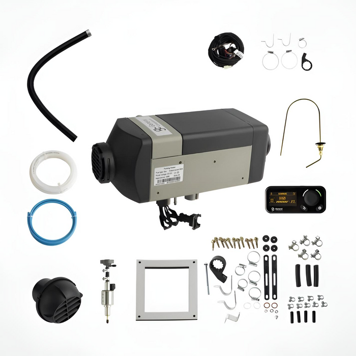 A Bison 2000A Air Heater Gasoline Heater for Van full kit with controller