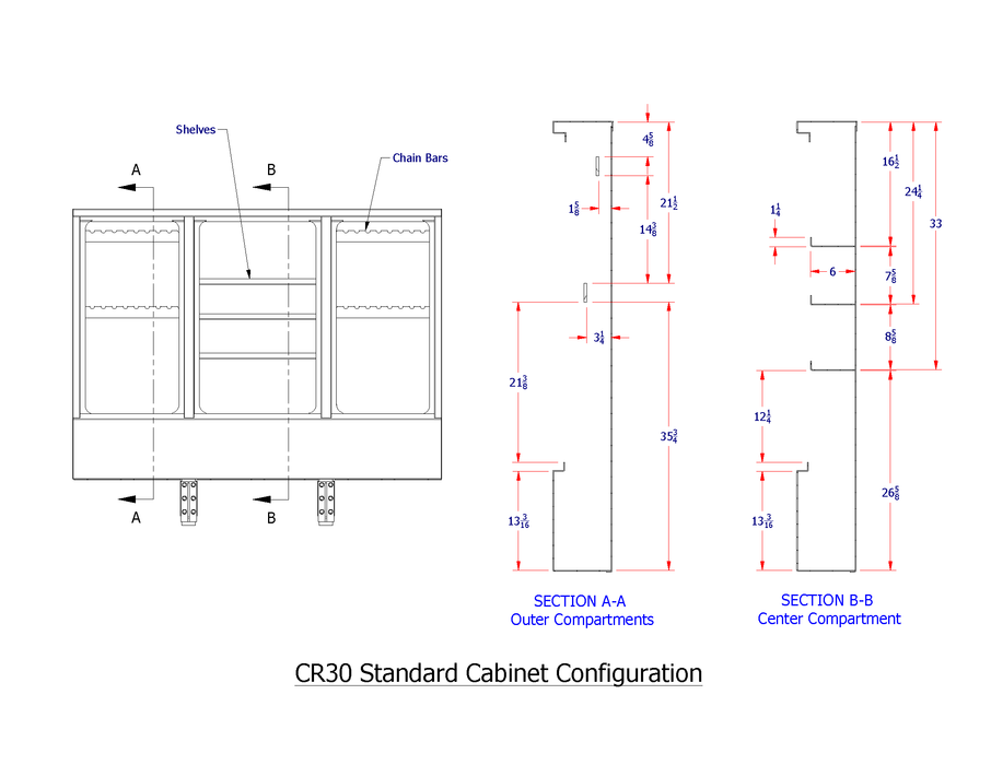 CR30 Cab Rack for Semi Truck – Standard Enclosed Cabinet Headache Rack