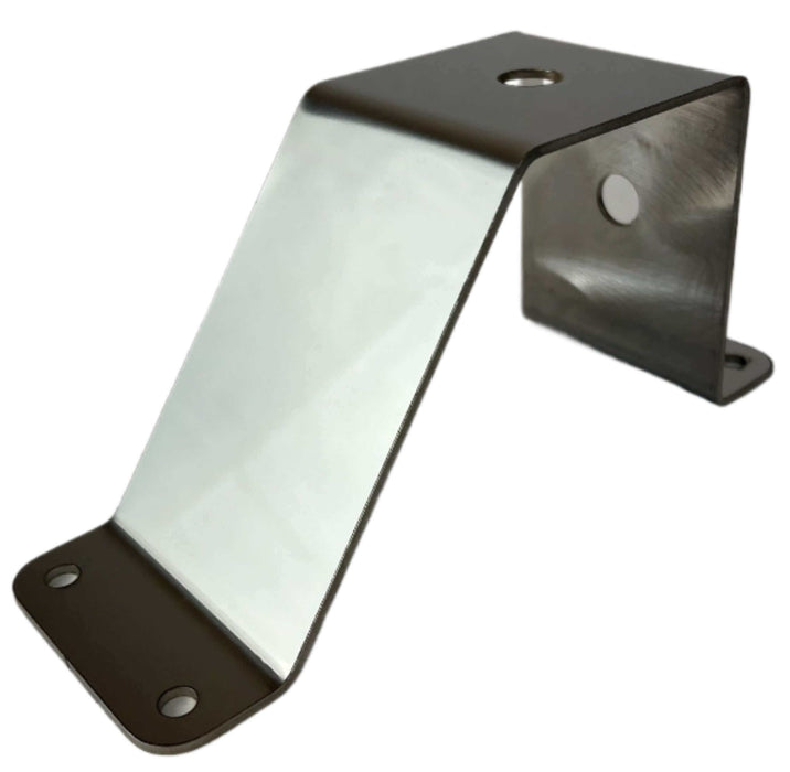 7" angled light mounting bracket for mounting onto the side of trucks, trailers, boats, and other applications