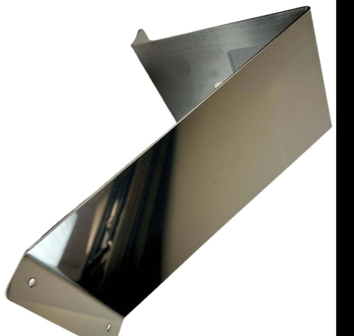 A Universal Beacon Light Bracket made of stainless steel with a polished finish G472-512
