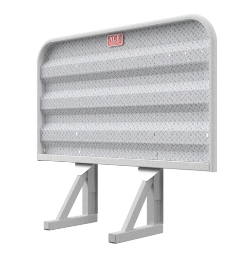 Headache rack for semi truck 4 foot tall aluminum cab guard Ace Manufacturing HR100000