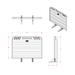 HR20 5' Headache Rack For Semi Truck Aluminum Cab Guard With Lights - HR200400 / HR20035J