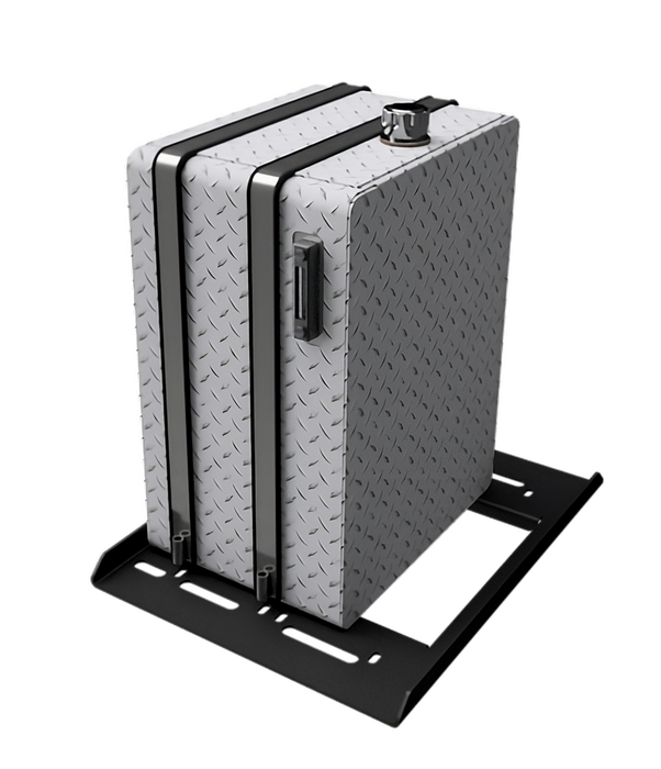 HYD50M-CP hydraulic tank mounted on HYDCRDL frame cradle