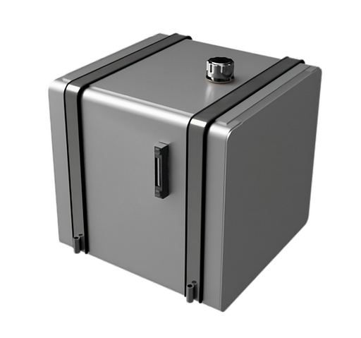 HYD50SM 50 gallon smooth aluminum hydraulic tank for semi truck