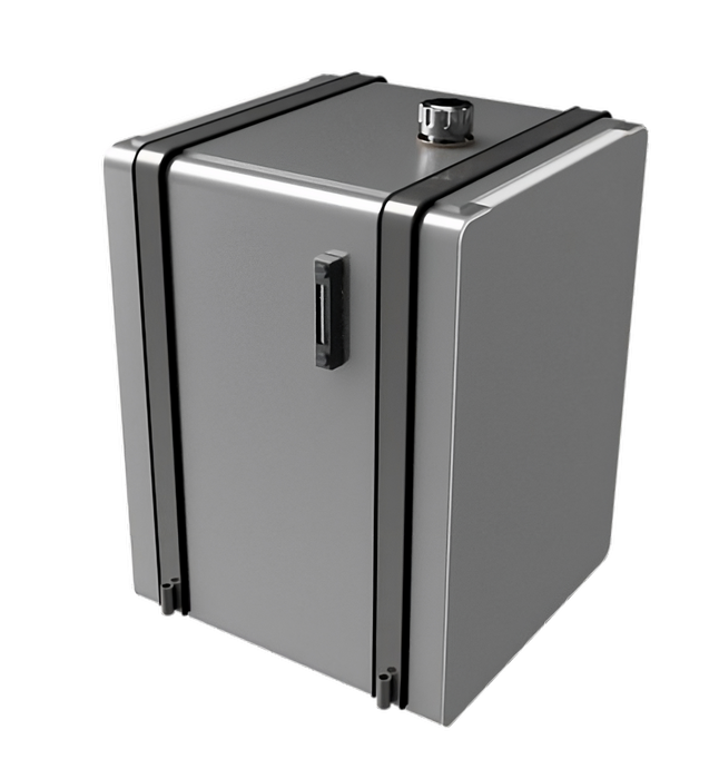 HYD70SM 70 gallon smooth aluminum hydraulic tank for semi truck