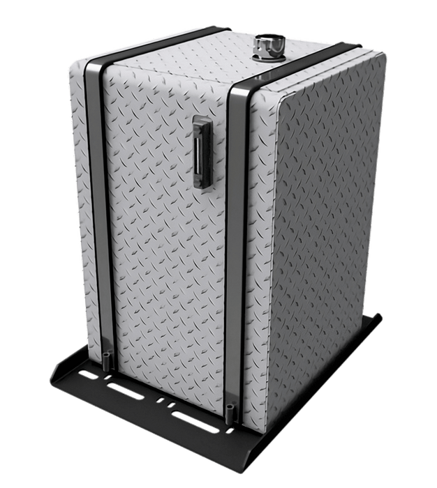 HYD80CP large capacity hydraulic tank mounted on HYDCRDL cradle