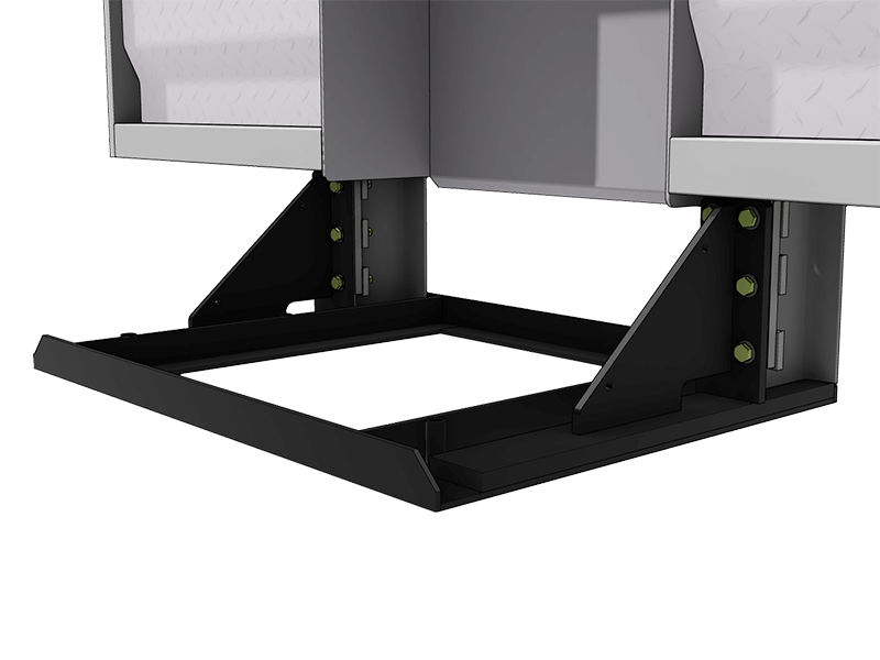HYDCRDL steel frame mount cradle for semi truck hydraulic tank