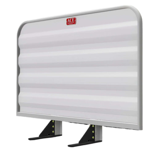 Headache rack for semi truck 5 foot tall ultra wide 94 inch aluminum cab guard Ace Manufacturing HR200000-94W 