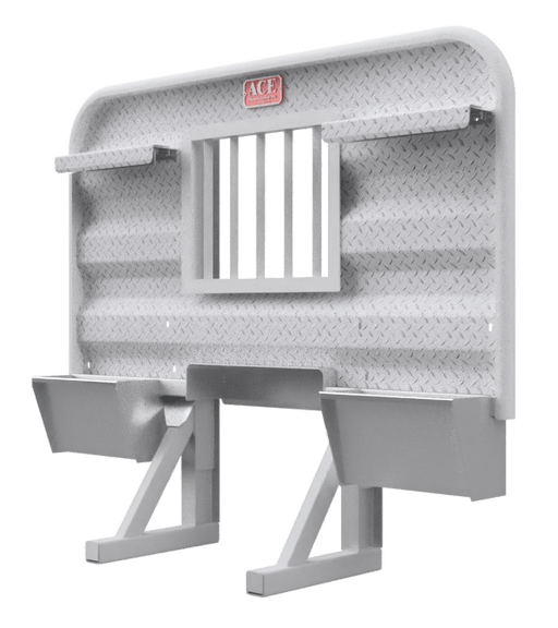 Headache rack for semi truck with hydraulic tank mount for 40 or 50 gallon Ace Manufacturing tank HR15S03J