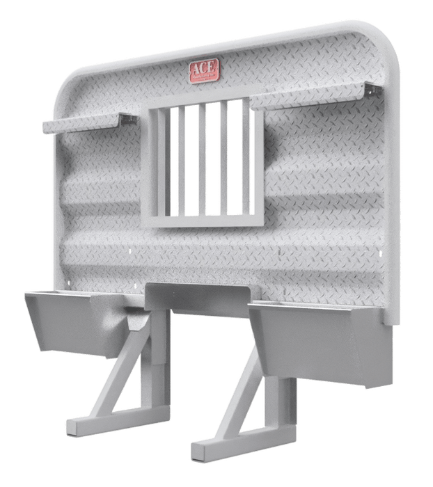 Headache rack for semi truck with hydraulic tank mount for 40 or 50 gallon Ace Manufacturing tank HR15S03J