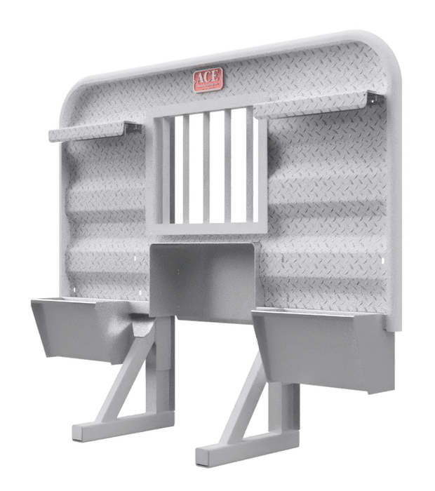 Headache rack for semi truck with hydraulic tank mount for 60 or 70 gallon Ace Manufacturing tank HR15M03J