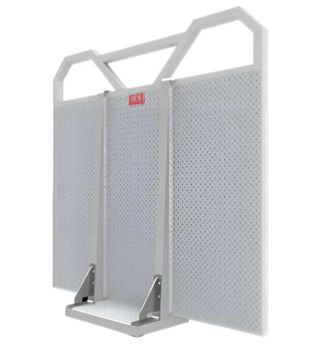 Low profile aluminum logging rack for semi truck cab protection ACE LR6100