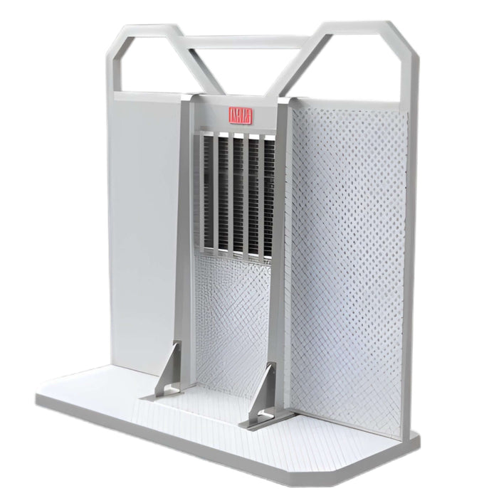 Low profile aluminum logging rack with jailbar window and mesh full deck Ace Manufacturing LR6122