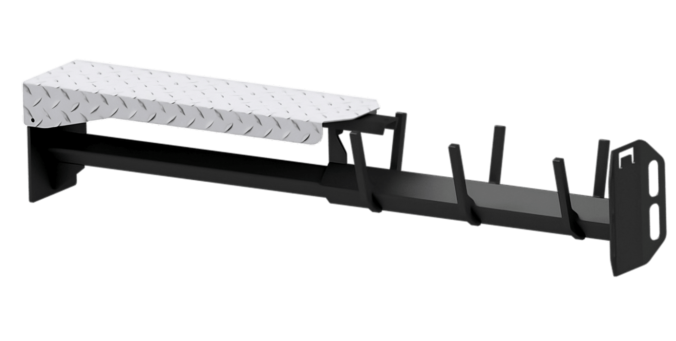 TCH6PO Ace Manufacturing pull out tire chain hanger for semi truck in the open position