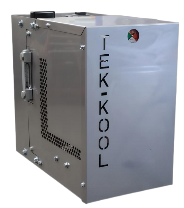 an aluminum rectangular Tek-Kool Hydraulic Oil Cooler 