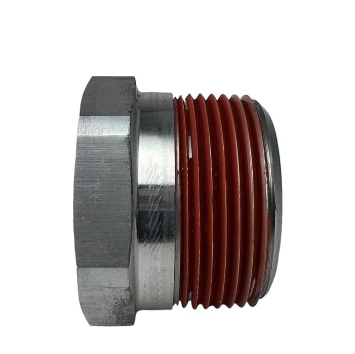 A metal plug with thermal relief 