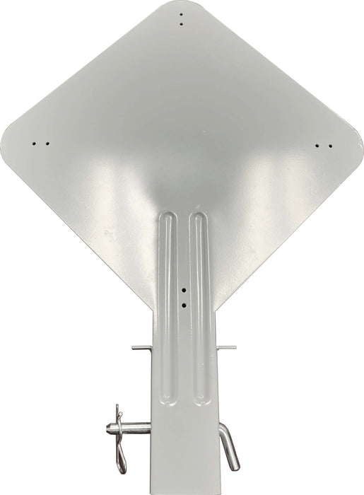 Safe Truck by Ms. Carita's placard holder for flatbed on white background
