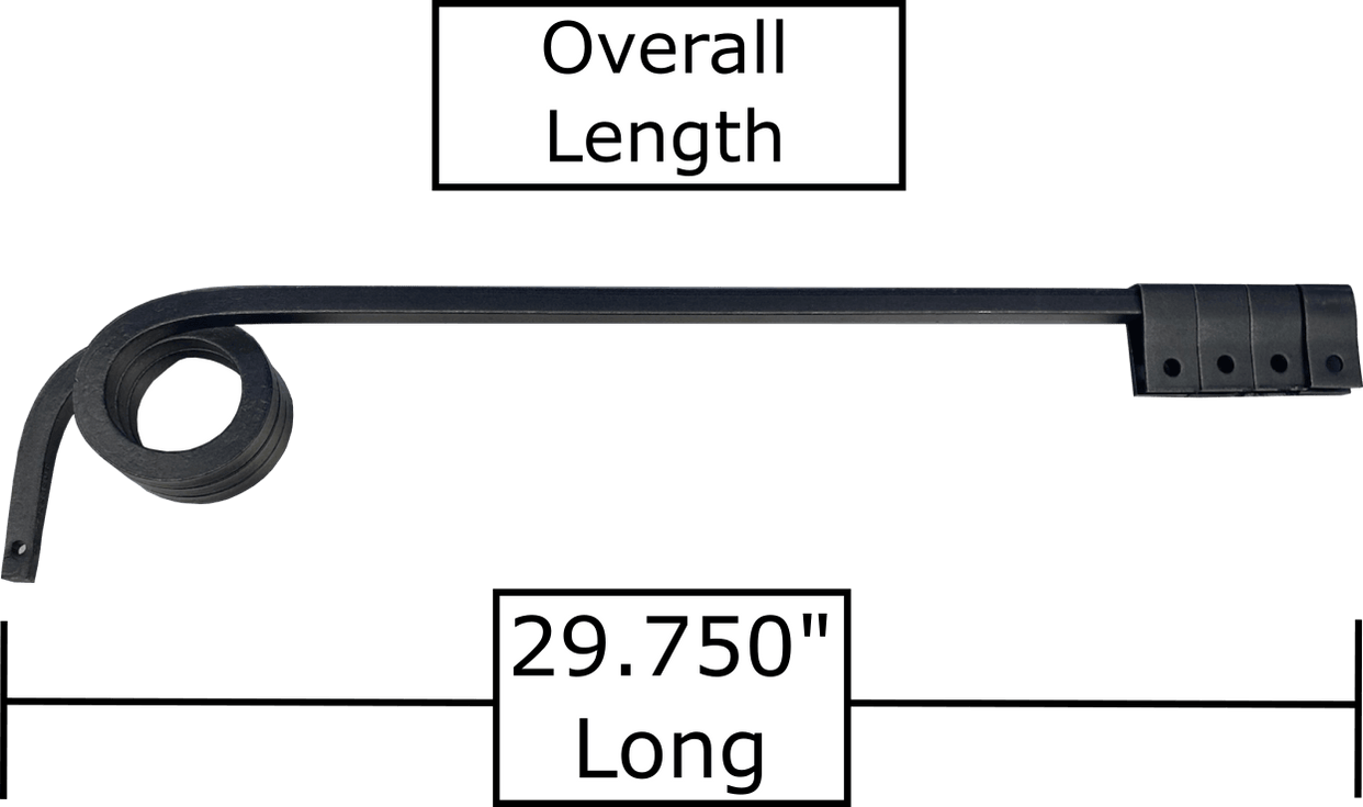 Betts HD B23 Coiled Straight Mud Flap Hanger Kit