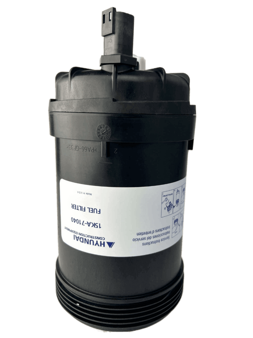 15KA-71040 Hyundai Construction Equipment Fuel Filter on a white background