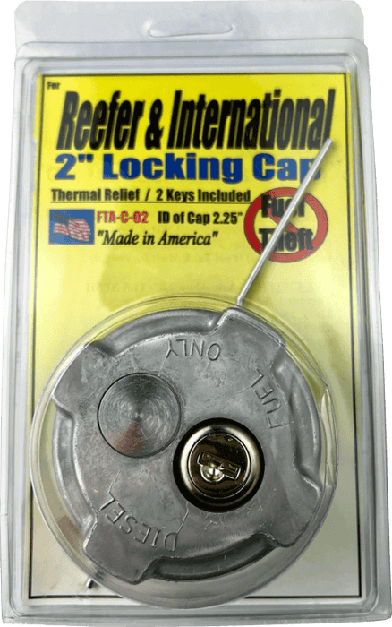 Locking Fuel Cap For International Trucks, Hino, Ford, Isuzu, and Reefers (2.25in. ID)